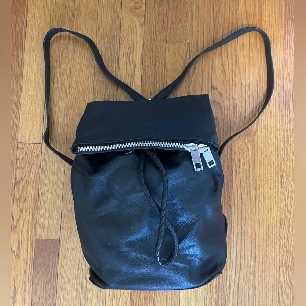 Rag & Bone black leather backpack